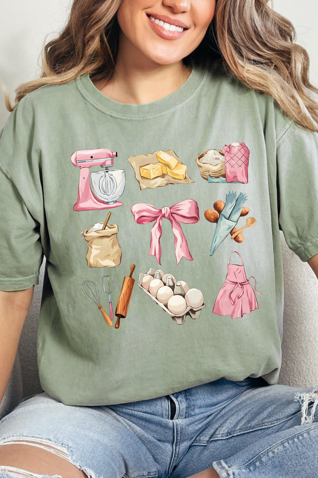 Knead The Love Comfort Colors Adult Ring-Spun Cotton Tee
