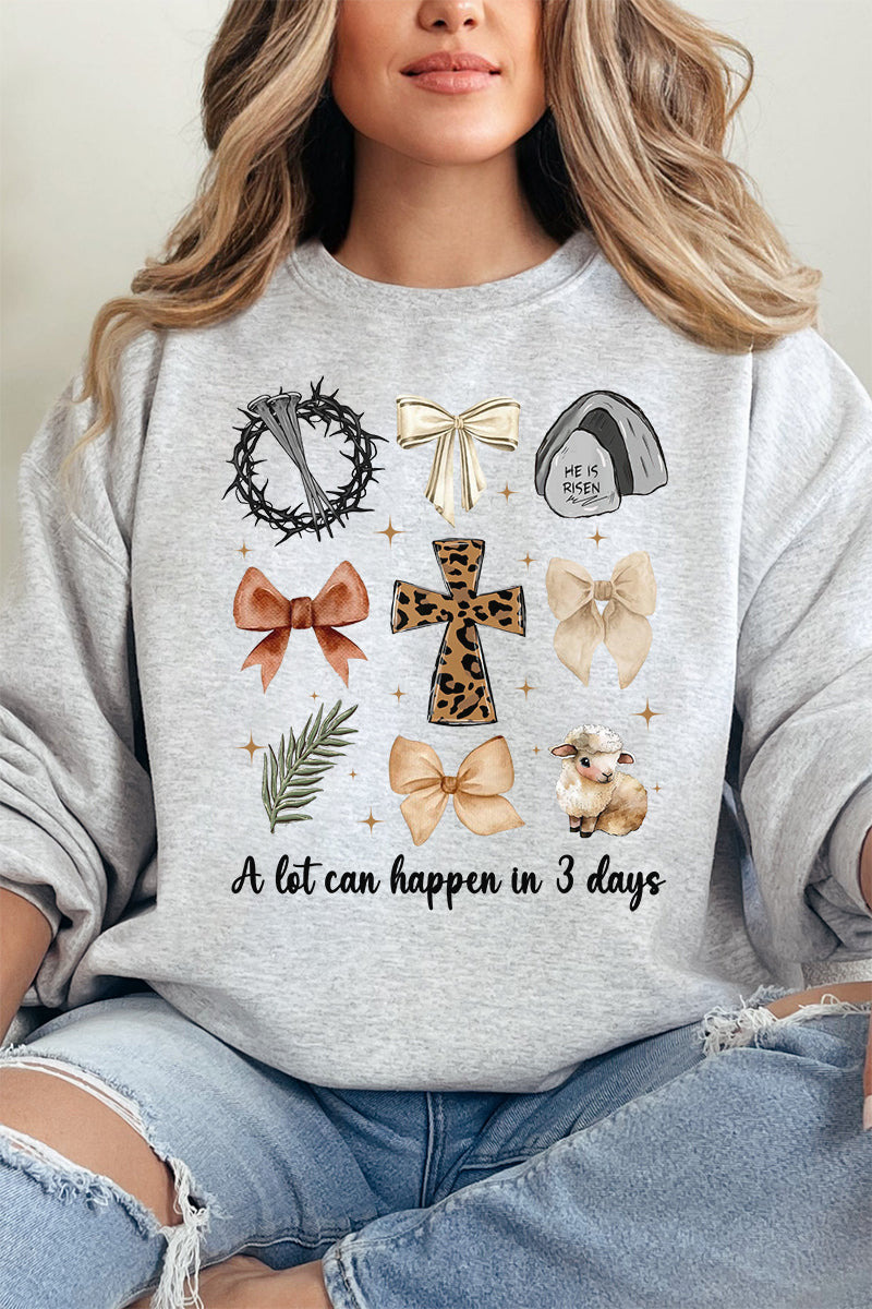 A Lot Can Happen In 3 Days Heavy-weight Crew Sweatshirt product image 13