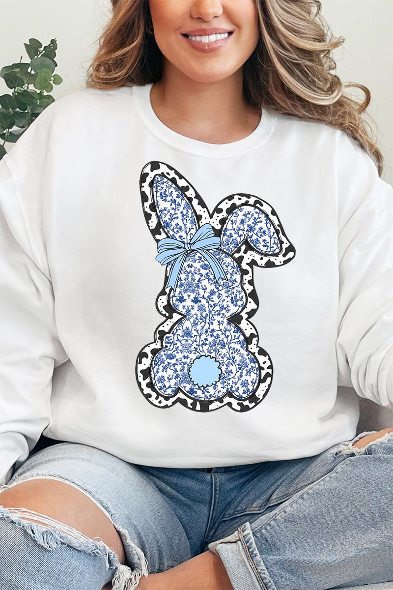 Blue Bunny Chinoiserie Heavy-weight Crew Sweatshirt product image 1
