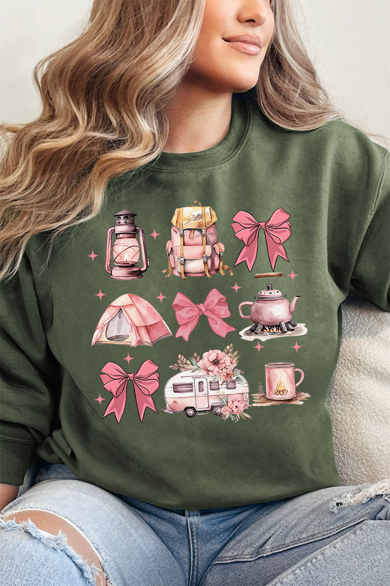 Camping Coquette Heavy-weight Crew Sweatshirt product image 1
