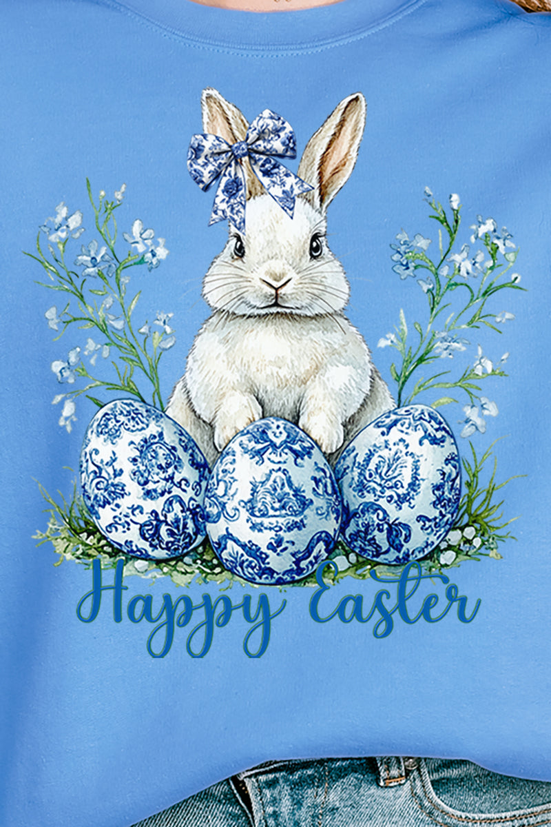 Chinoiserie Easter Bloom Heavy-weight Crew Sweatshirt product image 2