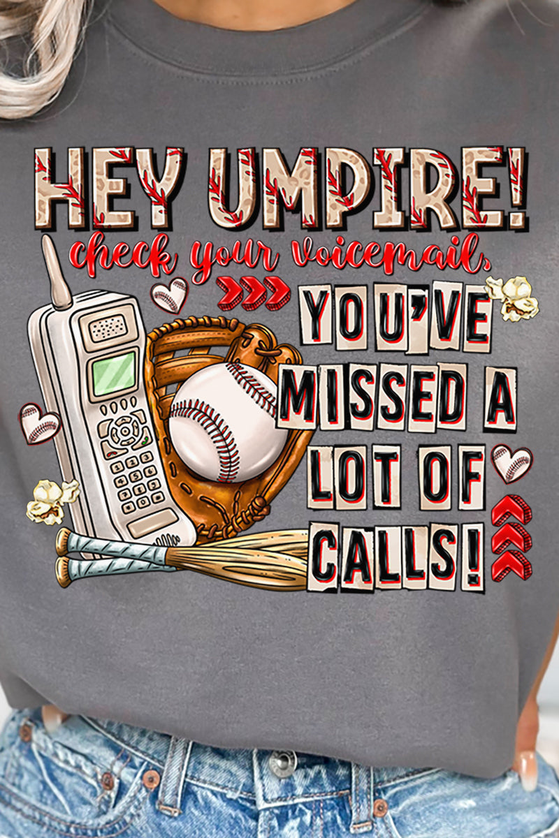 Hey Umpire Check Your Voicemail Heavy-weight Crew Sweatshirt product image 2