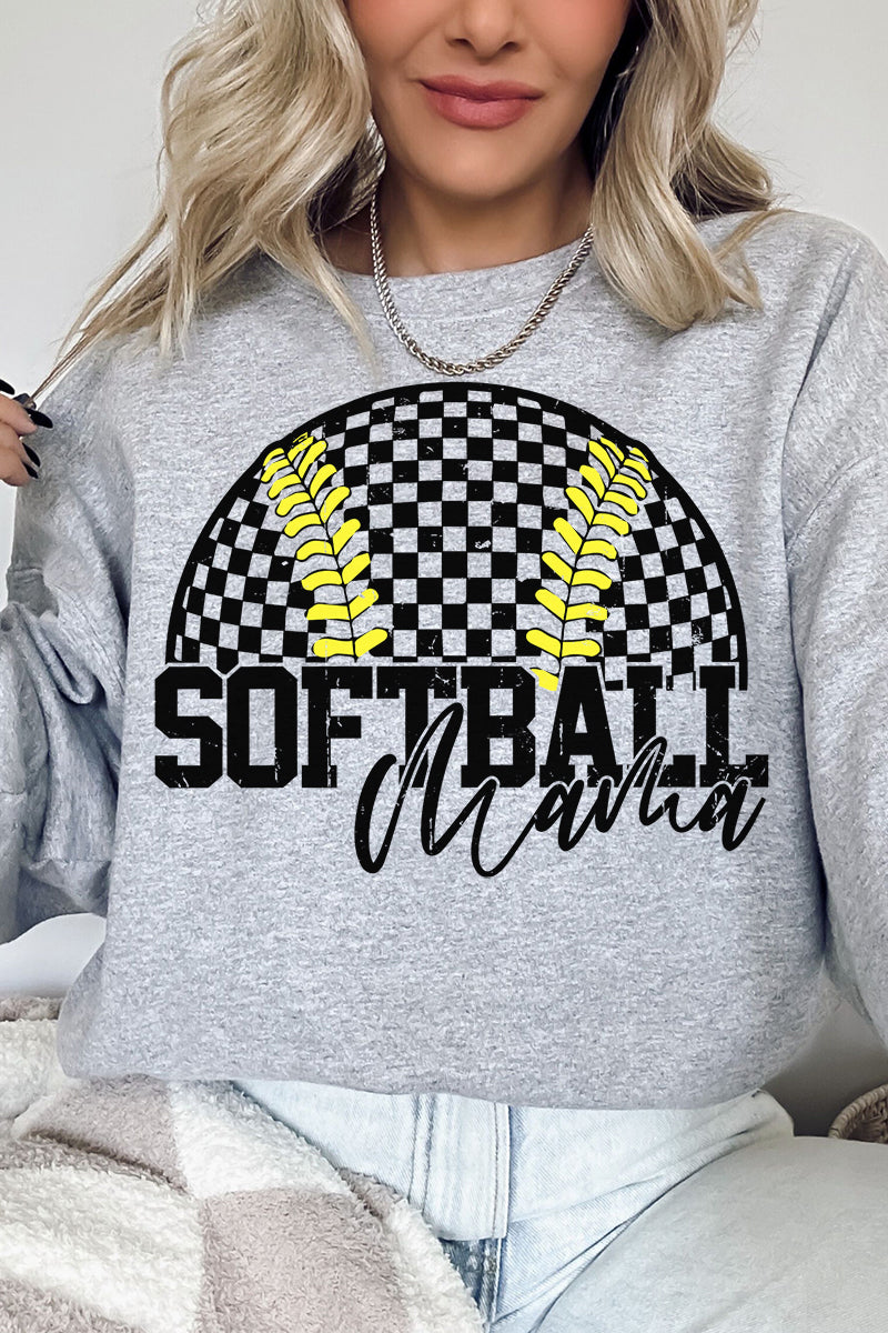 Pitch Perfect Softball Mama Heavy-weight Crew Sweatshirt product image 1
