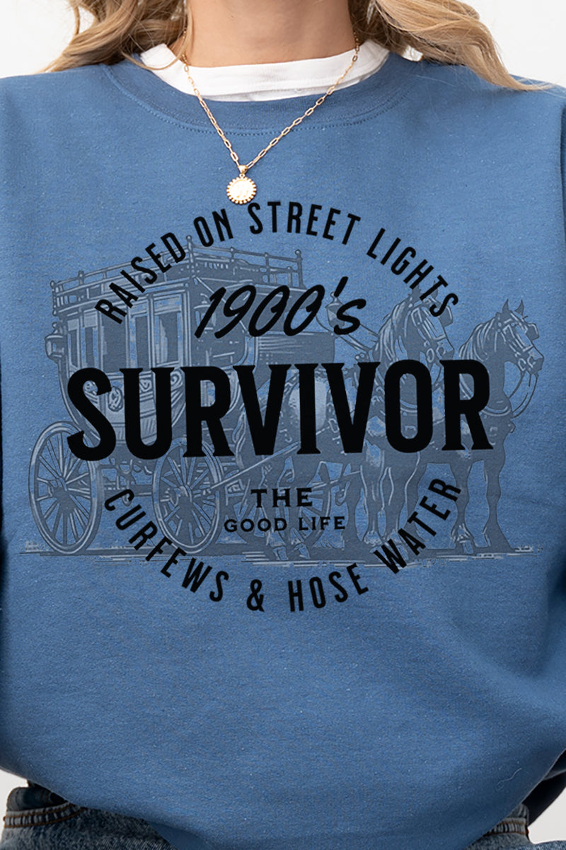 Raised On Street Lights Heavy-weight Crew Sweatshirt product image 2