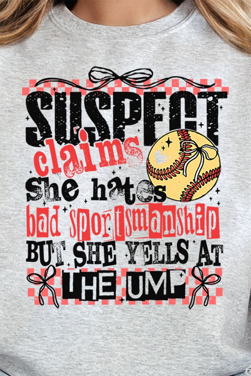 Softball Suspect Yells At The Ump Heavy-weight Crew product image 2