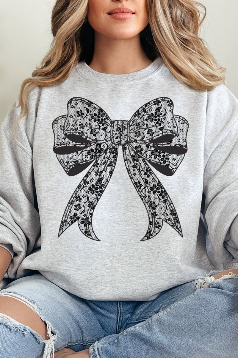 Black Lace Bow Unisex NuBlend Crew Sweatshirt product image 14