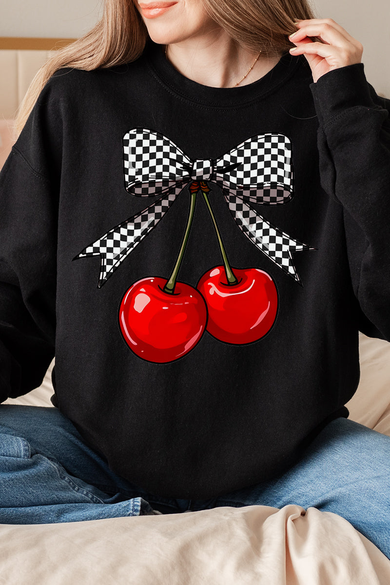 Checkered Cherry Dream Unisex NuBlend Crew Sweatshirt product image 14