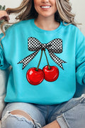 Checkered Cherry Dream Unisex NuBlend Crew Sweatshirt product image 1
