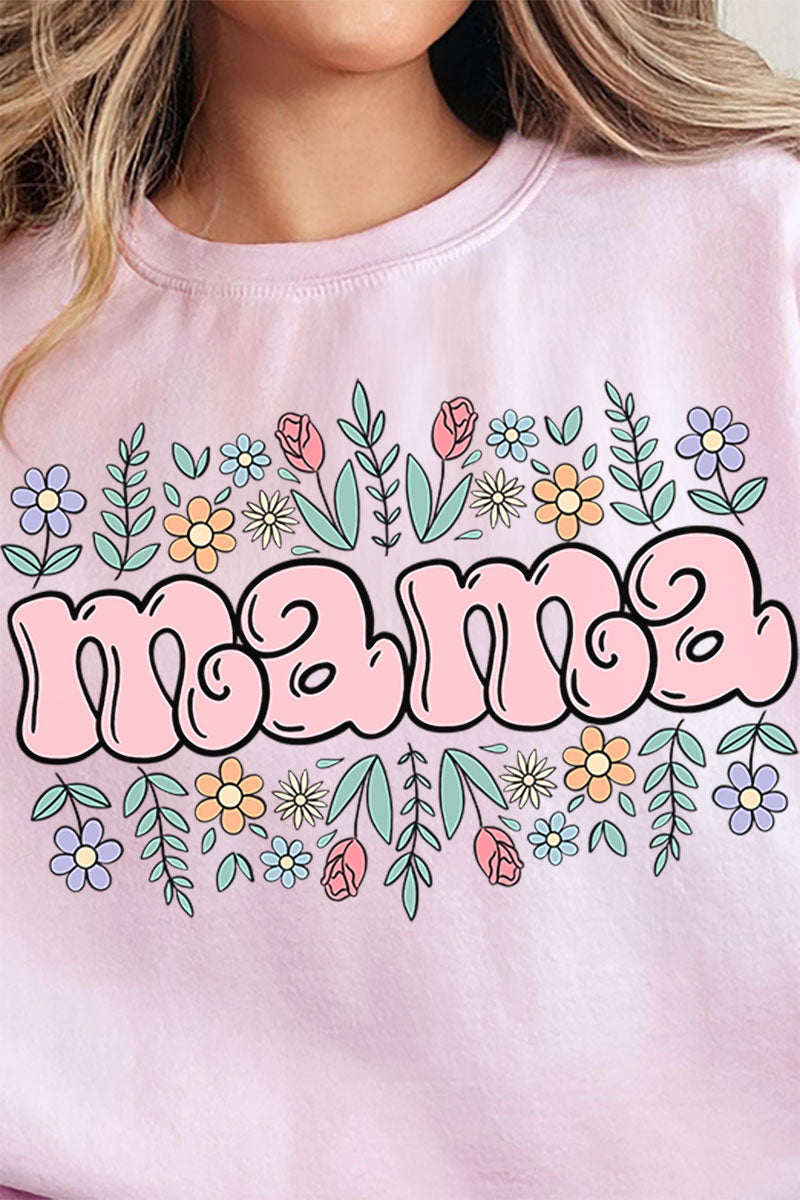 Floral Bubble Mama Unisex NuBlend Crew Sweatshirt product image 2