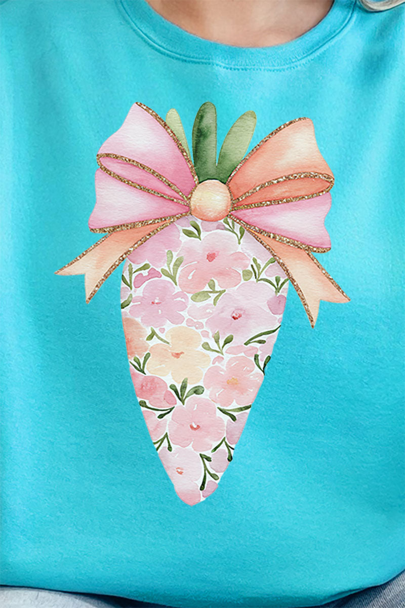 Floral Spring Carrot Unisex NuBlend Crew Sweatshirt product image 2