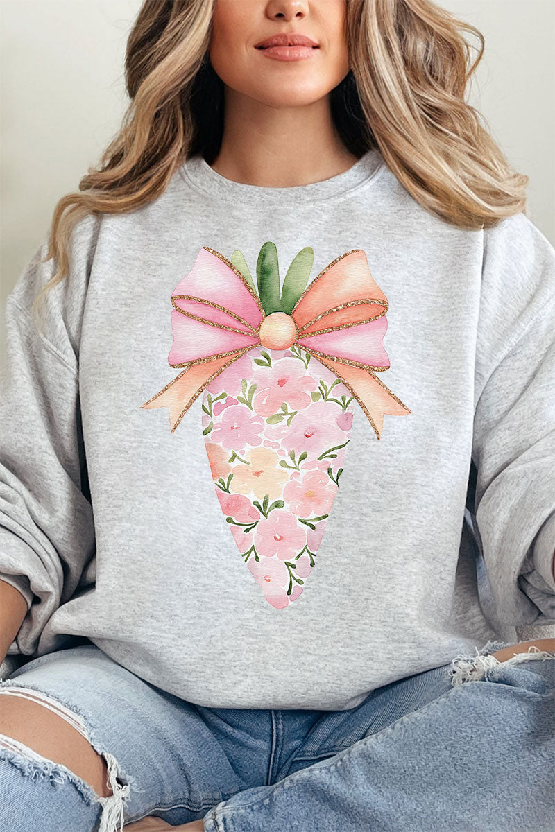 Floral Spring Carrot Unisex NuBlend Crew Sweatshirt product image 12