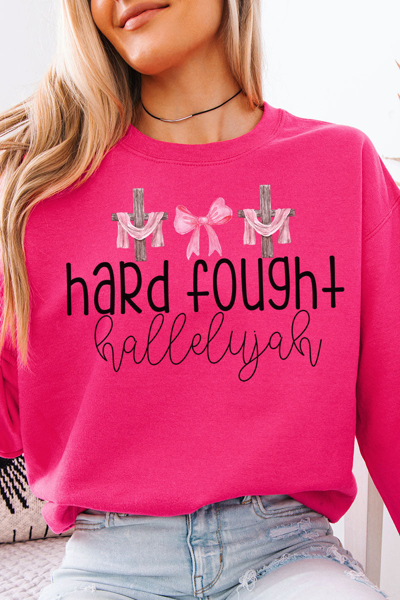 Hard Fought Hallelujah Unisex NuBlend Crew Sweatshirt product image 1