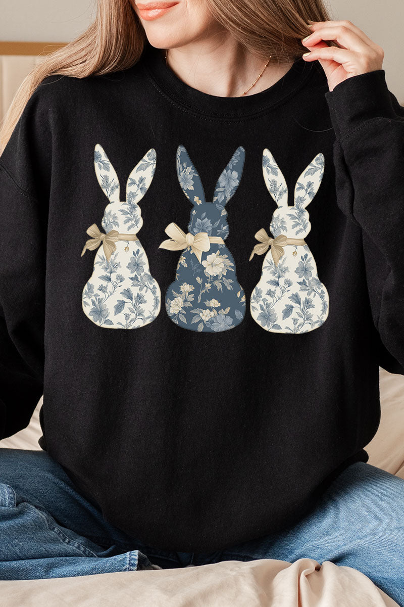 Indigo Bunny Trio Unisex NuBlend Crew Sweatshirt product image 10