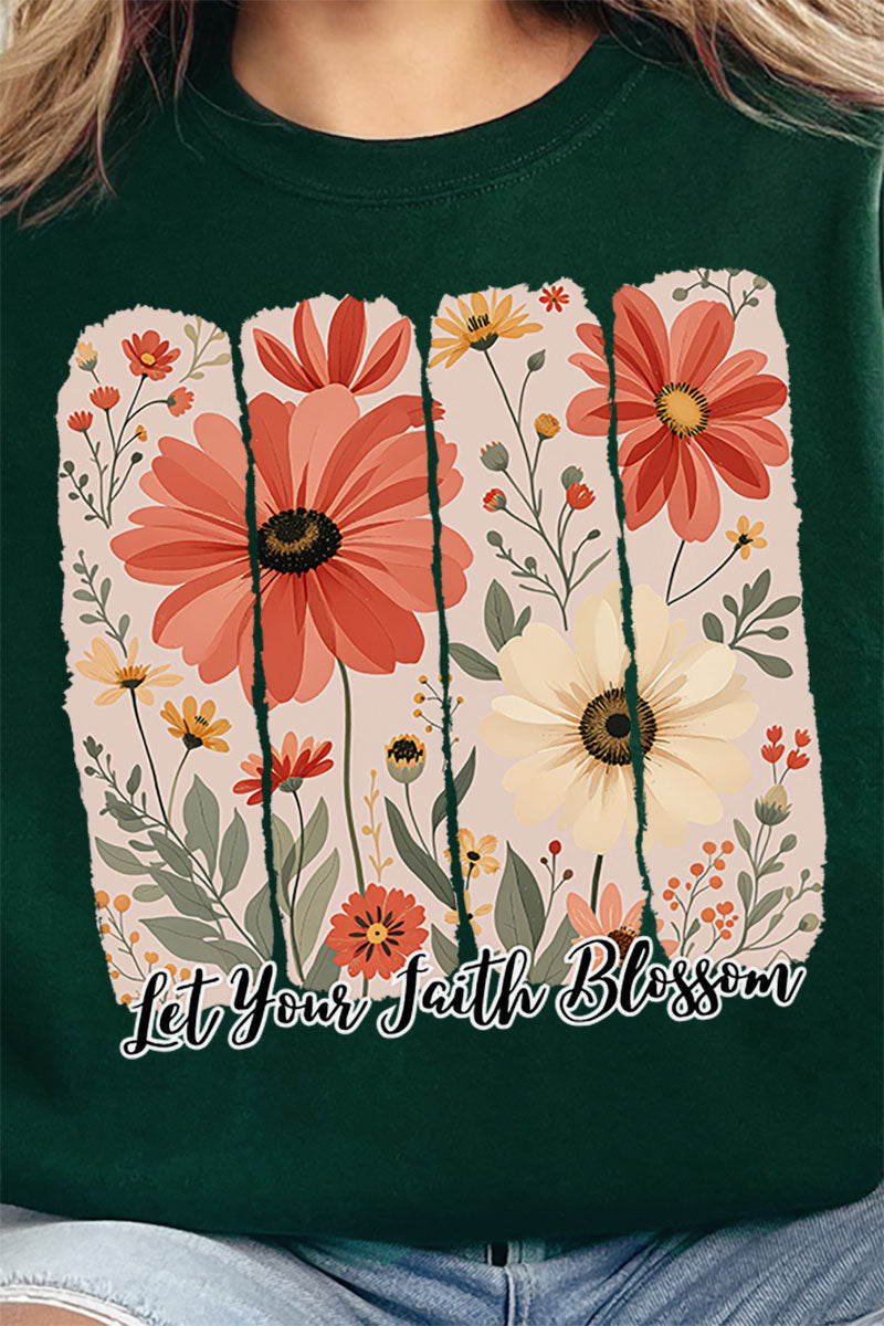 Let Your Faith Blossom Unisex NuBlend Crew Sweatshirt product image 2