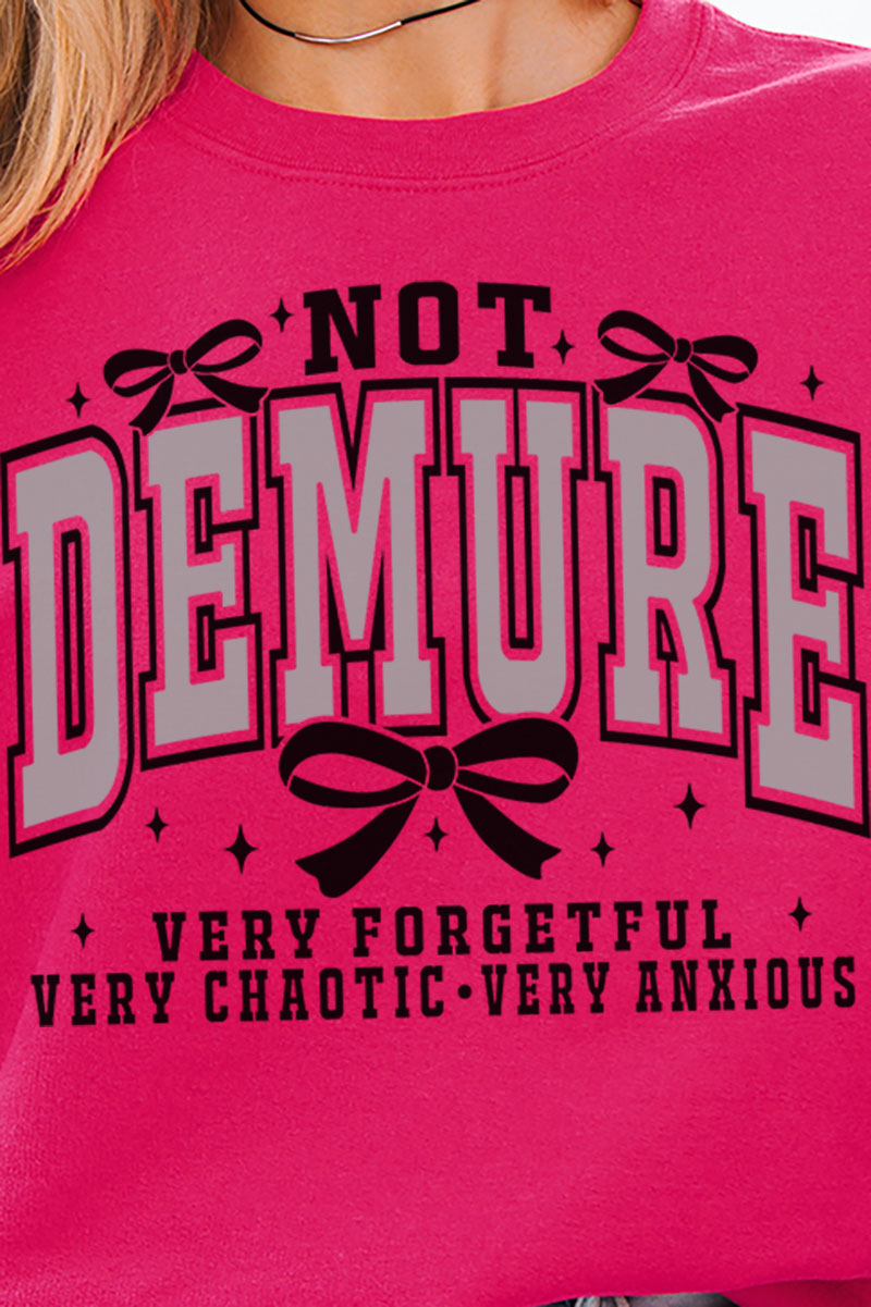 Not Demure Very Distracted Unisex NuBlend Crew Sweatshirt product image 2