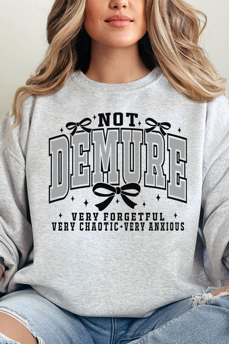 Not Demure Very Distracted Unisex NuBlend Crew Sweatshirt product image 12