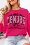 Not Demure Very Distracted Unisex NuBlend Crew Sweatshirt product image 1