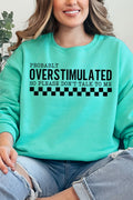 Probably Overstimulated Unisex NuBlend Crew Sweatshirt product image 1