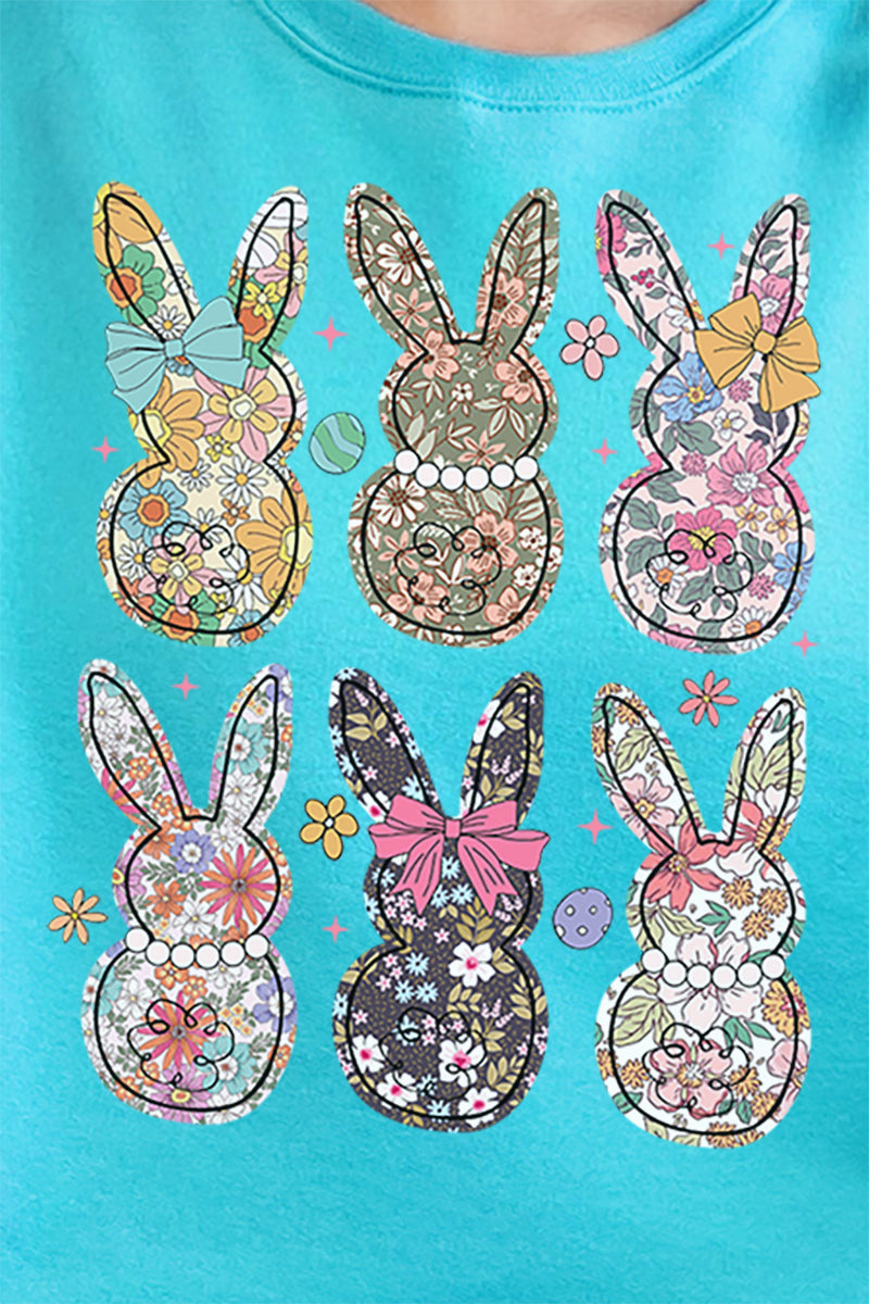 Vintage Bunny Blooms Unisex NuBlend Crew Sweatshirt product image 2