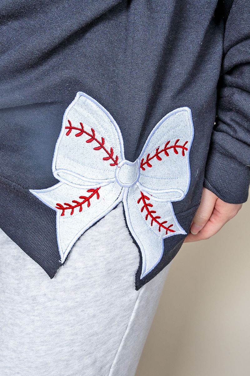 Classic Colors Embroidered Side Bows Baseball Bow NuBlend product image 2