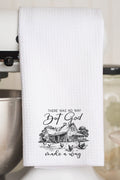 God Made A Way Waffle Kitchen Towel