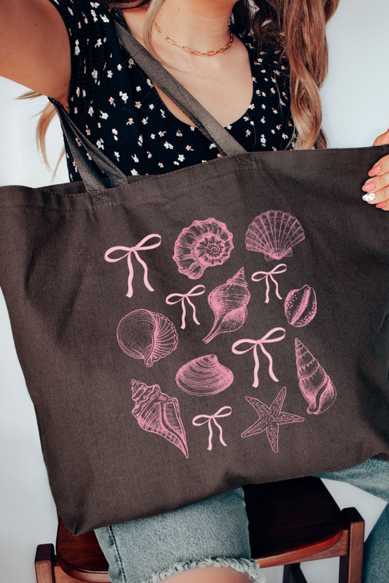 Coral Coast Canvas Jumbo Tote