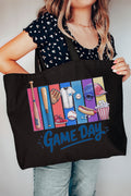 Swing Into Color Canvas Jumbo Tote